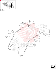 HYDRAULIC HOSE,19.05mm ID x 950mm L