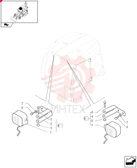 WORK LAMP,Halogen, 12V, 55W, Clear 85819200 (1)