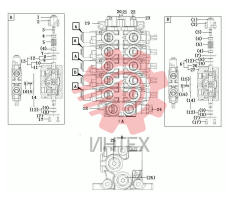 Клапан распределительный AX31368-4 (3100AX)