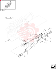 BALL STUD,M10 x 1.5mm x 39mm L
