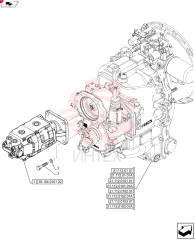 HYDRAULIC PUMP,34.43 CC 87743506 (1)