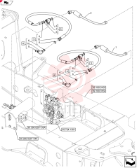 FLEXIBLE HOSE,12.7mm ID x 620mm L 87638573 (2)