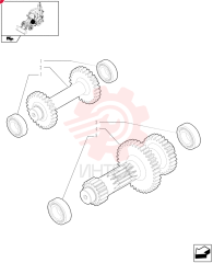 BEARING, BALL,35 mm ID x 72 mm OD x 17 mm ST205A (1)
