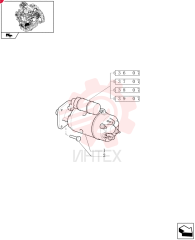 STARTER MOTOR,12V, 2.7kW 86992395 (1)