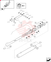 HYDRAULIC CYLINDER,Double Acting, 50.8mm Rod, 88.9mm Bore, 725mm Stroke