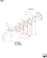 BOLT,Hex, M10 x 1.5 x 30mm, Cl 10.9