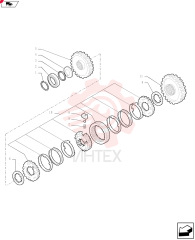 RING, LOCKING,36.5mm ID x 1.75mm Thk