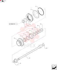 RING, LOCKING,47.8mm ID x 1.5mm Thk