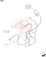 TEE,1-7/16"-12 ORFS to Swivel