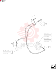 FLEXIBLE HOSE,6.3mm ID x 1160mm L 84123651 (1)