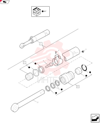 CYLINDER,Double Acting, 50.8mm Rod, 709mm Stroke