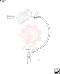 90 ELBOW,1-7/16"-12 ORFS x 1-5/16"-12 ORB 9846955 (2)