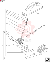 LEVER ASSY & KNOB 84135215 (2)