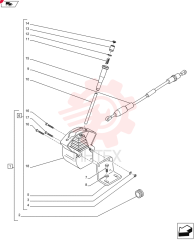 LEVER ASSY & KNOB 84135215 (3)