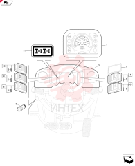 KM SPEEDOMETER 87482320