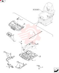 SET OF PARTS 84191178 (4)