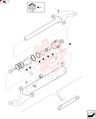CYLINDER,Double Acting, 63.5mm Rod, 88.9mm OD, 765mm Stroke 87499150 (2)