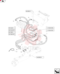 HYD CONNECTOR,11/16-16 ORS x 7/16-20 UNF-2A 85802640 (1)