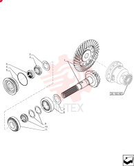 BEVEL GEAR,14T / 31T