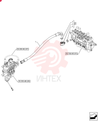 HOSE,19.05mm ID x 900mm L, SAE 100R17 84159452 (2)
