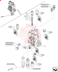 HYDRAULIC VALVE 84161432 (2)