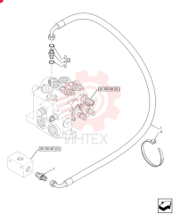 FLEXIBLE HOSE,19mm ID x 930mm L