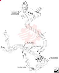 FITTING,1" - 14 ORFS x 7/8" - 14 ORB
