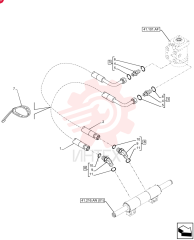 HOSE,9.53mm ID x 1705.5mm L, SAE 100R16