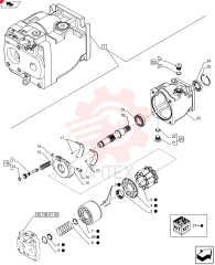HYDRAULIC PUMP,71 CC 87735164 (3)