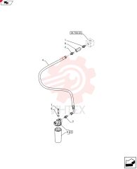 HYD CONNECTOR,1-5/16-12 UN-2A x 1-5/8-12 UN-2A 85805825 (2)