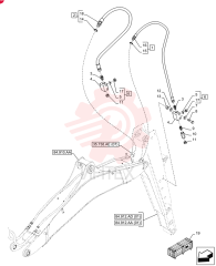 HYDRAULIC HOSE,19.05mm ID x 1650mm L 85819621 (2)