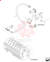 FLEXIBLE HOSE,19mm ID x 1125mm L