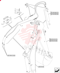 HYD TUBE,12 mm OD 87617945 (2)