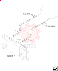 HYDRAULIC HOSE,1000mm lg