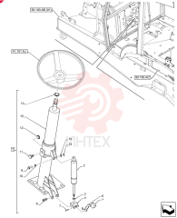 STEERING COLUMN,Telescoping 87560586 (1)