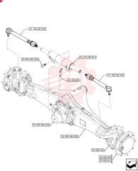 TIE-ROD,397mm L 84264410 (3)