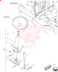 STEERING COLUMN,Telescoping 87560586 (2)