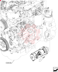 STARTER MOTOR,12V