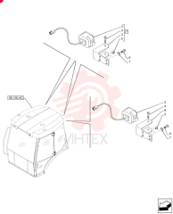 WORK LAMP,Halogen, 12V, 55W, Clear 85819699 (1)