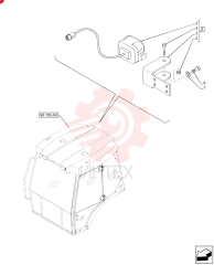 WORK LAMP,Halogen, 12V, 55W, Clear 85819699 (2)