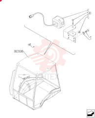 WORK LAMP,Halogen, 12V, 55W, Clear 85819699 (3)