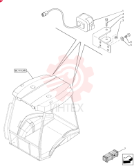 WORK LAMP,Halogen, 12V, 55W, Clear 85819200 (3)