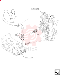 HOSE,15.88mm ID x 710mm L, SAE 100R16