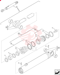 HYDRAULIC CYLINDER,Double Acting, 50.8mm Rod, 88.9mm Bore, 725mm Stroke 87529650 (2)