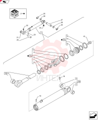 HYDRAULIC CYLINDER,Double Acting, 50.8mm Rod, 88.9mm Bore, 725mm Stroke