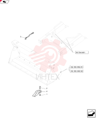 NUT,5/8"-11, G8 85801470 (2)