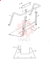 Схема (540B) - 3 CYL TRACTOR LOADER BACKHOE (6/85-11/88) 19868 (1)