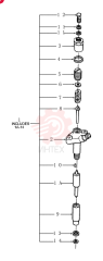 FUEL SYSTEM INJECTOR E4NN9F593BA