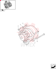 ALTERNATOR,12V, 90A, W/ Pulley