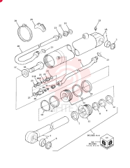 HYDRAULIC CYLINDER E9NNB577AA